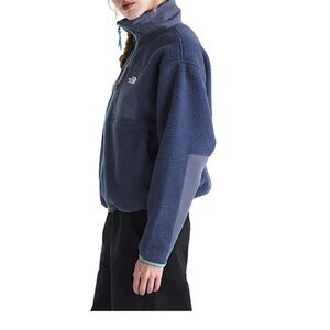 The North Face Blue Fleece Jacket with Aqua Accents